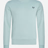 Fred Perry Truien Crew neck sweatshirt - silver blue