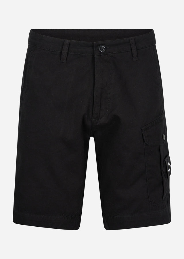 MA.Strum Korte Broeken Cargo short - jet black