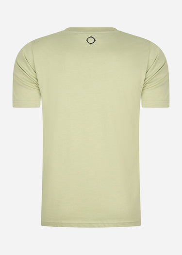 MA.Strum T-shirts Half body print tee - tea
