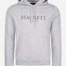 Hackett London Hoodies Logo hoodie - light grey marl