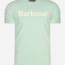 Barbour T-shirts Logo tee - dusty mint