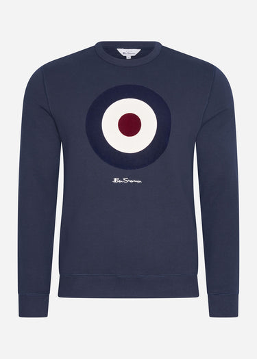 Ben Sherman Truien  Signature target sweat - dark navy