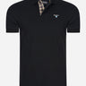 Barbour Polo's Tartan pique polo - black stone