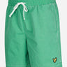 Lyle & Scott Zwembroeken Salt wash swim shorts - grid green