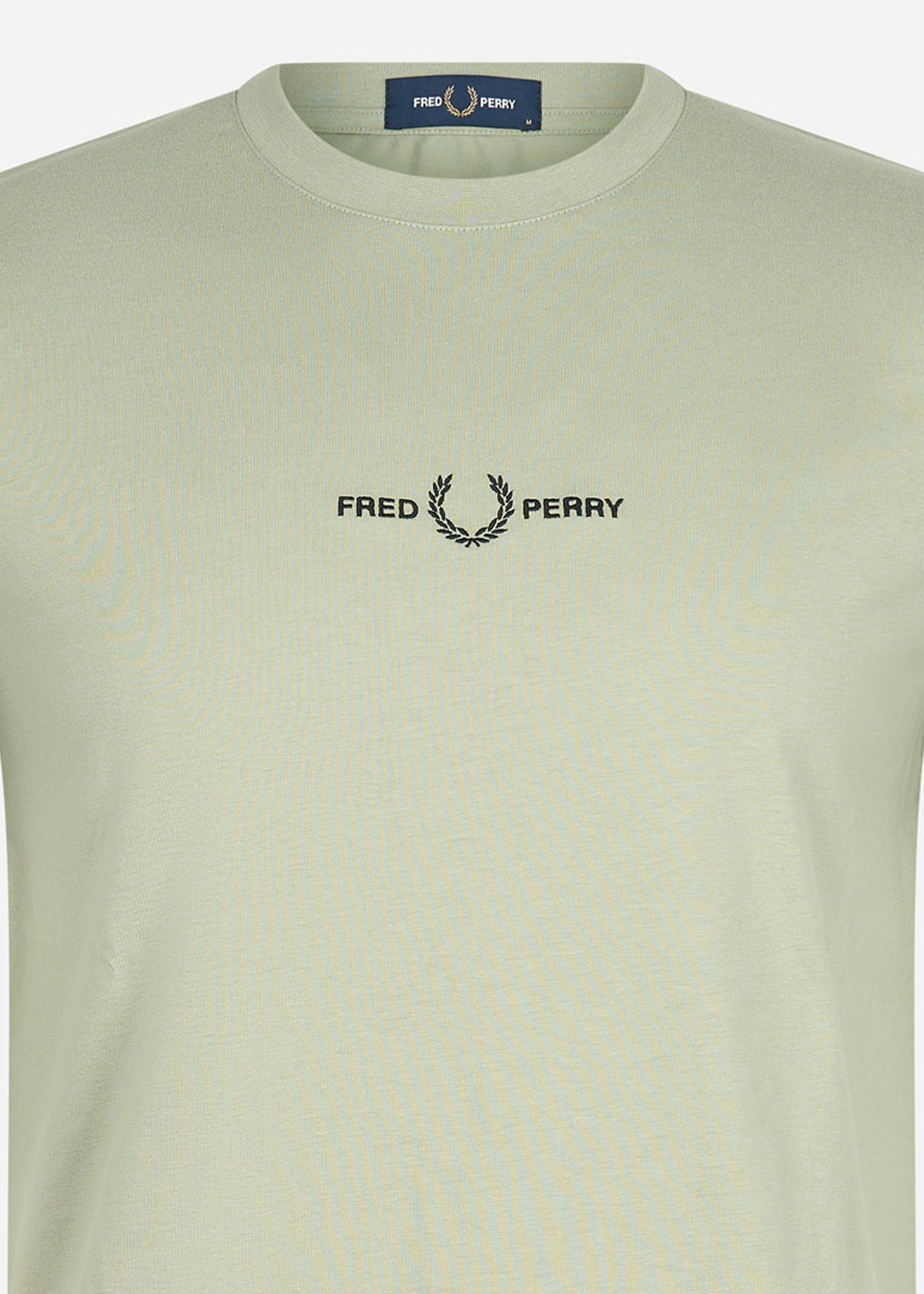Embroidered t-shirt - seagrass