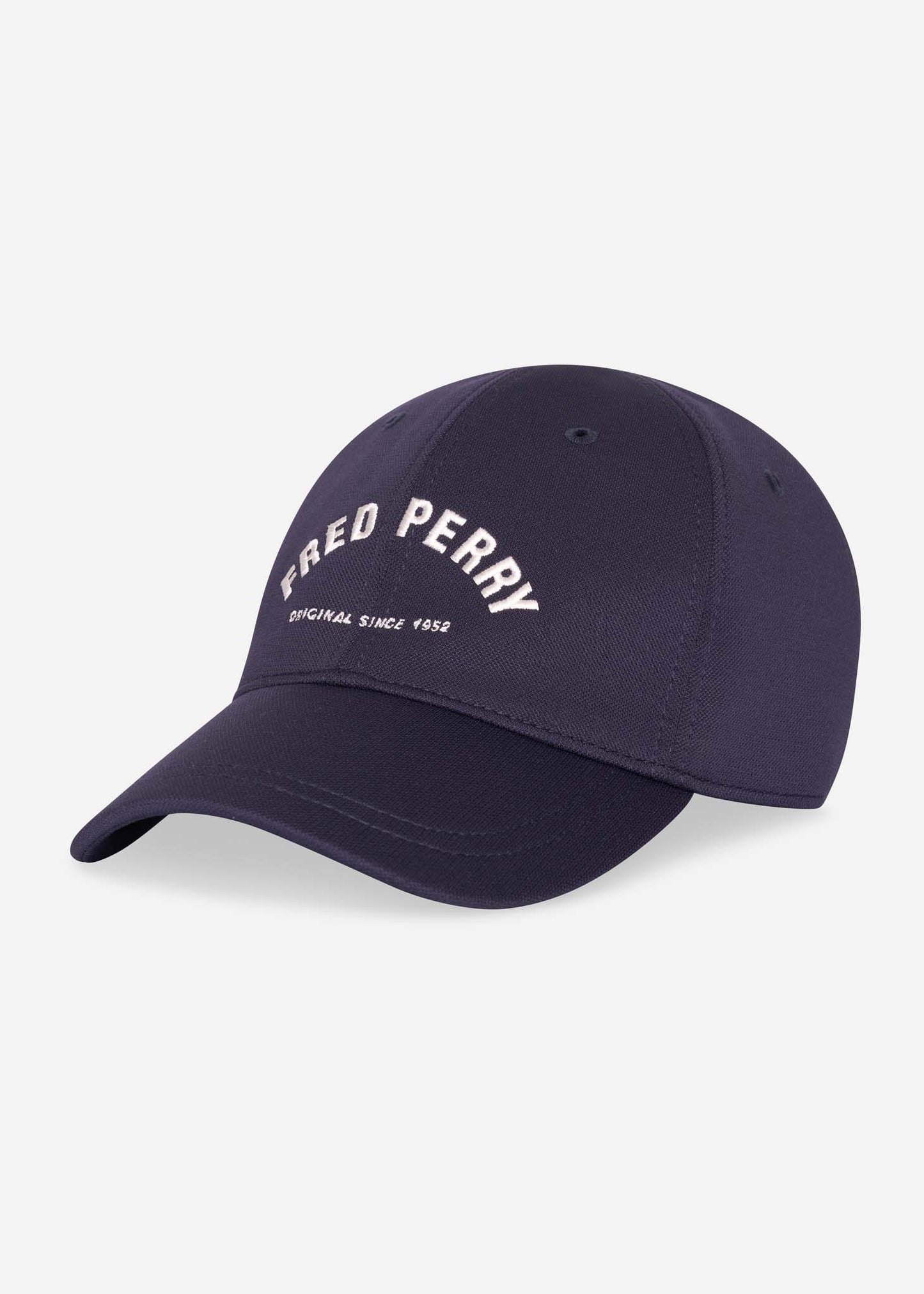 fred perry pet cap carbon blue
