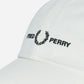 Fred Perry Petten  Graphic branded twill cap - snow white 