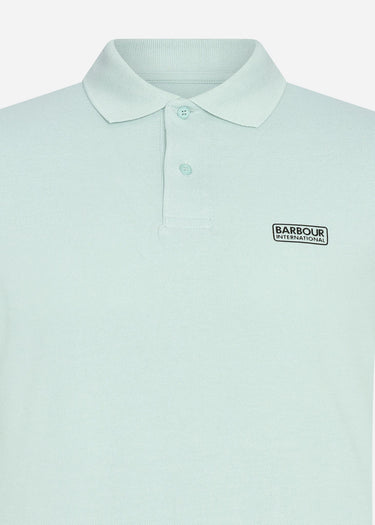 Barbour International Polo's  Essential polo - pastel spruce