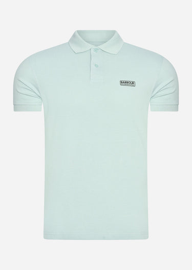 Barbour International Polo's  Essential polo - pastel spruce