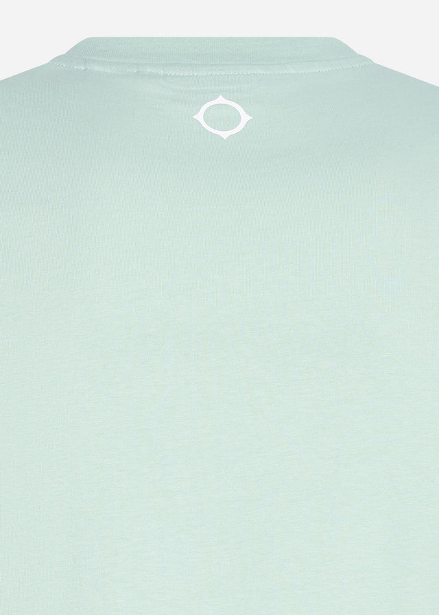 MA.Strum T-shirts MA.Strum block print tee - sea green