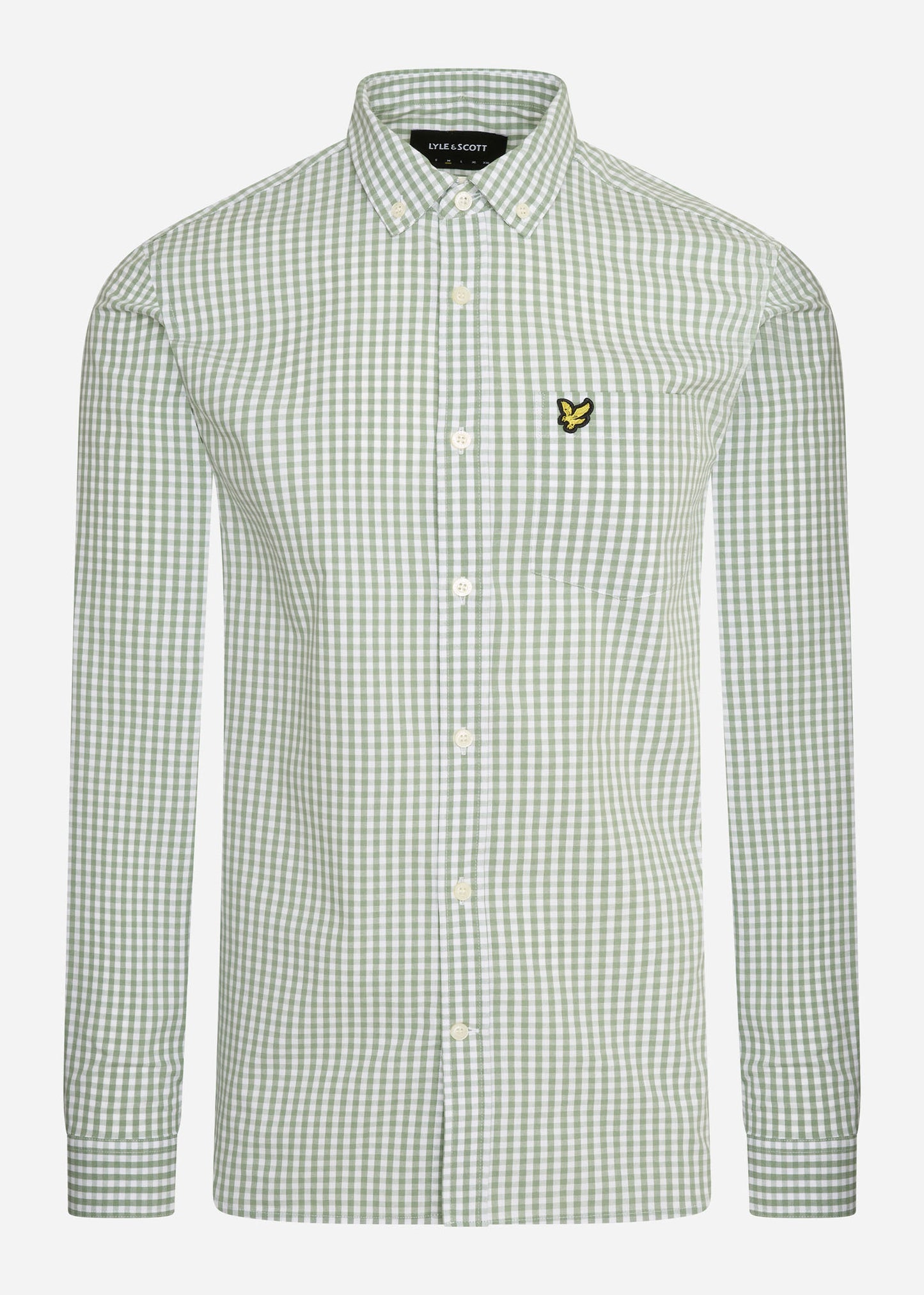 lyle and scott gingham overhemd
