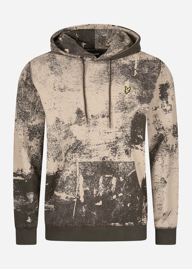 Lyle & Scott Hoodies  Erosion print hoodie - cove