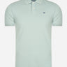 Hackett London Polo's Cotton pique polo shirt - duck egg