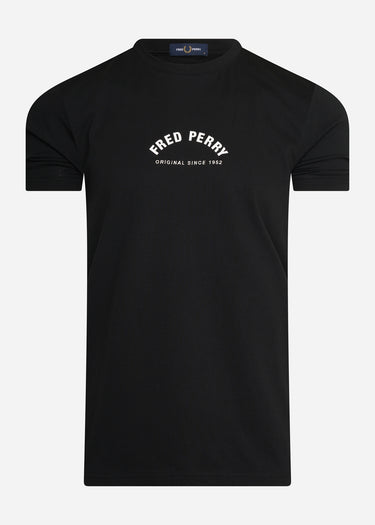 Fred Perry T-shirts  Arch branding t-shirt - black