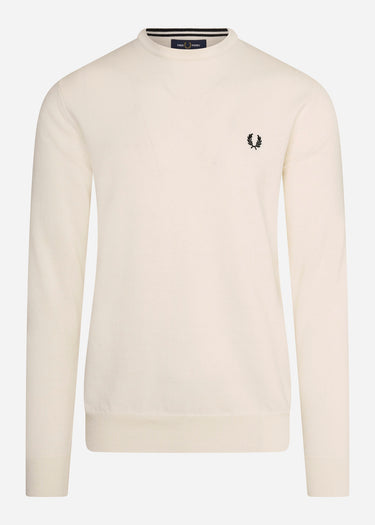 Fred Perry Truien Classic crew neck jumper - ecru
