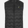 Lyle & Scott Bodywarmers Crest quilted gilet - jet black