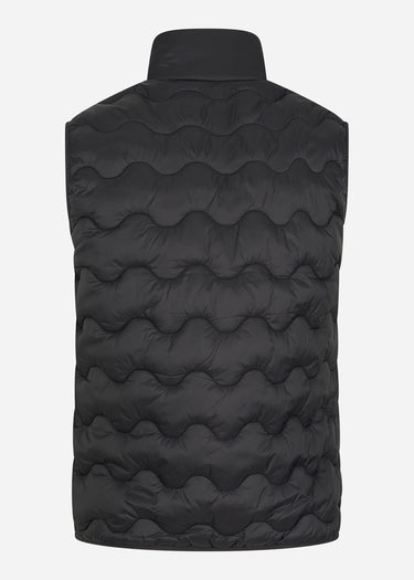 Lyle & Scott Bodywarmers Crest quilted gilet - jet black
