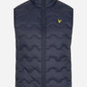 Lyle & Scott Bodywarmers Crest quilted gilet - dark navy