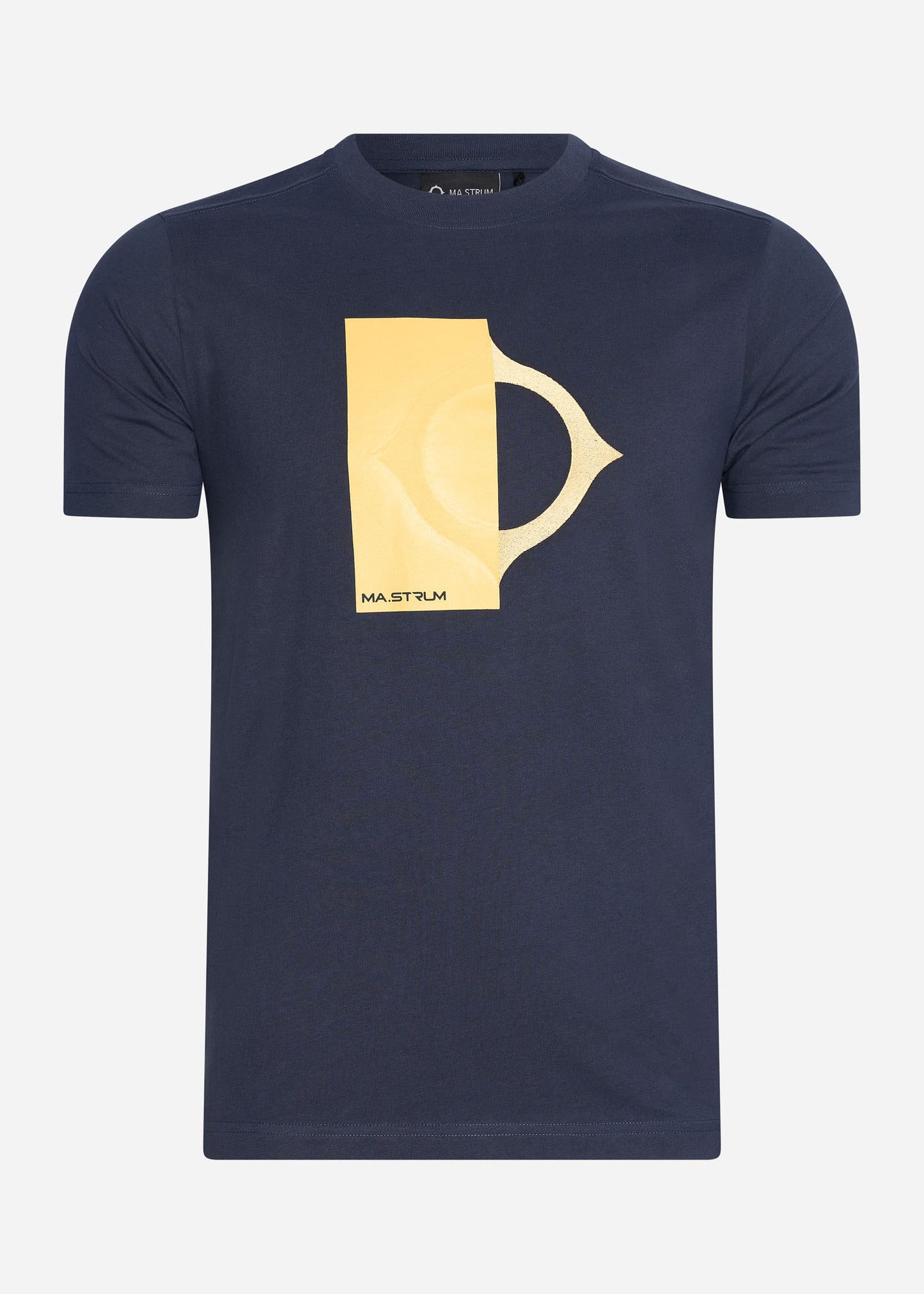 MA.Strum T-shirts  Block print logo tee - ink navy 