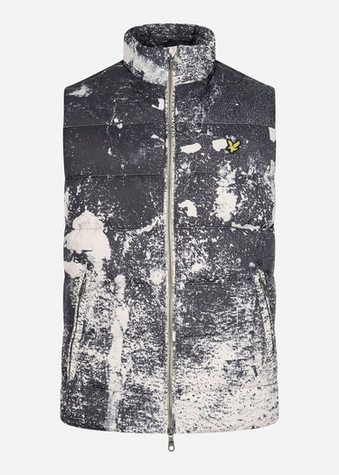 Lyle & Scott Bodywarmers  Erosion print gilet - cove