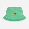 Lyle & Scott Bucket Hats Cotton twill bucket hat - green glaze