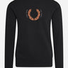 Fred Perry Truien Laurel wreath sweatshirt - black