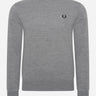 Fred Perry Truien Classic crew neck jumper - grey marl