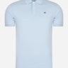 Hackett London Polo's Cotton pique polo shirt - oxford blue