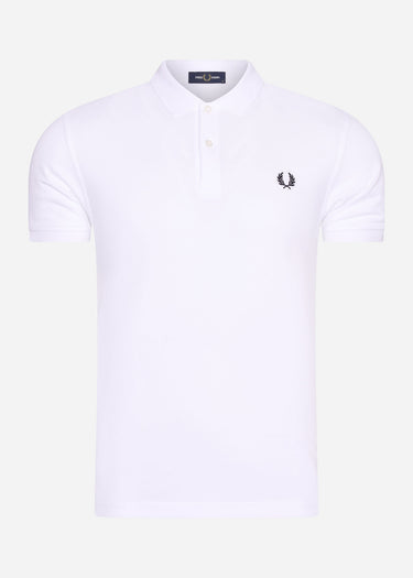 Fred Perry Polo's  Plain Fred Perry polo shirt - white
