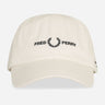 Fred Perry Petten Branded twill cap - snow white
