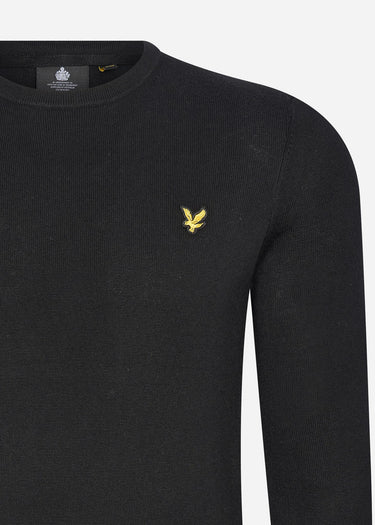 Lyle & Scott Truien  Merino crew jumper - jet black