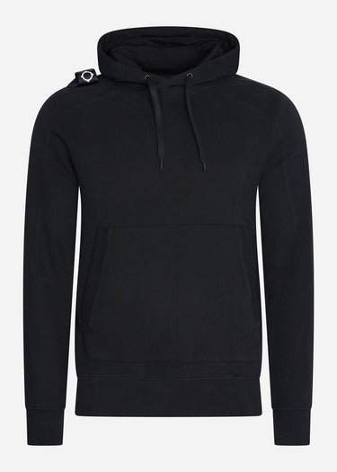 MA.Strum Hoodies  Core overhead hoody - jet black