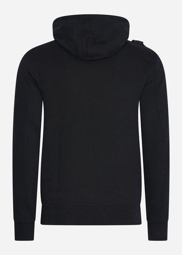 MA.Strum Hoodies  Core overhead hoody - jet black