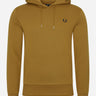 Fred Perry Hoodies Tipped hooded sweatshirt - dark caramel