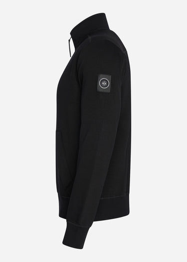 Marshall Artist Truien Siren 1/4 zip sweat - black
