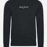 Fred Perry Truien Embroidered sweatshirt - black