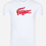 Lacoste T-shirts Printed t-shirt - white fireman