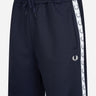 Fred Perry Korte Broeken Taped tricot short - carbon blue