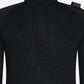 MA.Strum Truien  Quarter zip knit - jet black 