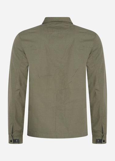 Marshall Artist Overshirts Cotton ripstop overshirt - khaki