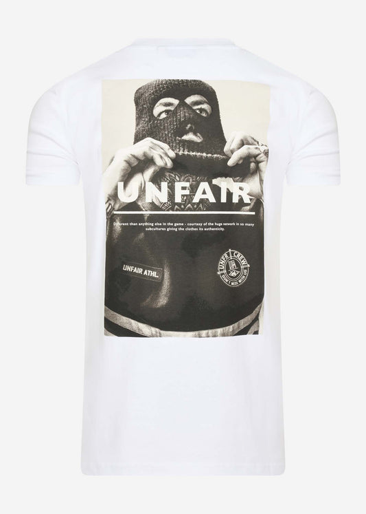 Unfair Athletics T-shirts  Unfair balaklava t-shirt - white 