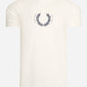 Fred Perry T-shirts Laurel wreath t-shirt - snow white