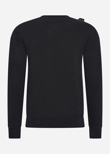 MA.Strum Truien  Core crew sweat - jet black