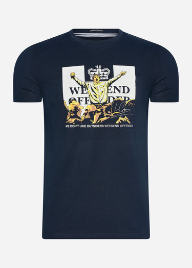 Weekend Offender T-shirts  Leo gregory - navy