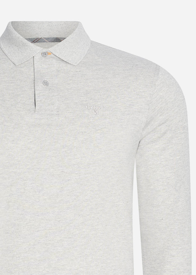 Barbour Long Sleeve Polos Essential l/s sports polo - grey