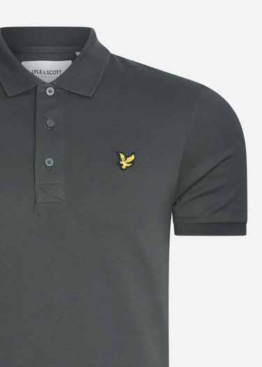Lyle & Scott Polo's  Plain polo shirt - gunmetal