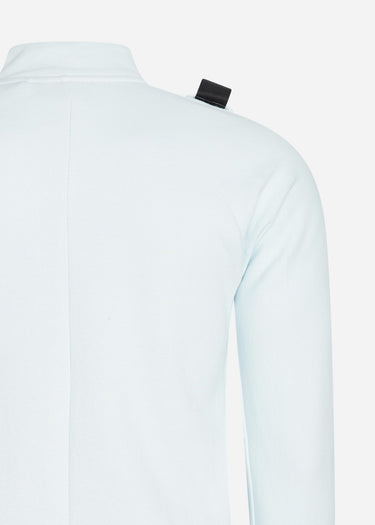 MA.Strum Truien  Dfp funnel neck zip top - illusion blue