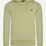 Fred Perry Hoodies Tipped hooded sweatshirt - sage green