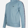 Fred Perry Vesten Contrast tape track jacket - ash blue navy