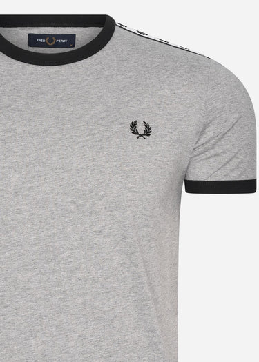 Fred Perry T-shirts Taped ringer t-shirt - steel marl